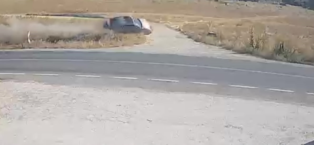 Kaza anının güvenlik kamerası görüntüleri görenleri dehşete düşürdü
