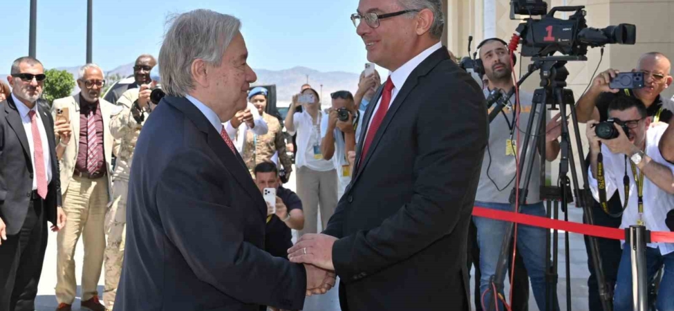 BM Genel Sekreteri Guterres, KKTC Cumhurbaşkanı Erhürman ile görüştü