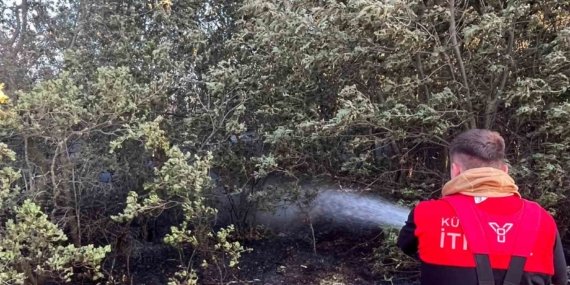 Kütahya OSB İtfaiyesi, Beşkarış ve Aydınlar köyü yangınlarında görev aldı