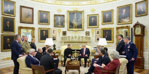 ABD Başkanı Trump, Beyaz Saray’da Zelenskiy ile görüştü