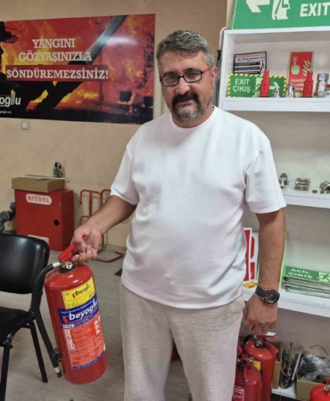 Yangın söndürme cihazlarına düzenli bakım ve eğitim önemli