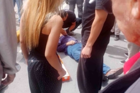 Eskişehir’de yaşı küçük motosikletlinin çarptığı yaya yaralandı