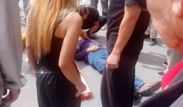 Eskişehir’de yaşı küçük motosikletlinin çarptığı yaya yaralandı