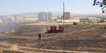 Buğday tarlasında yangın çıktı, dumanlar trafik kazasına neden oldu: 1 yaralı