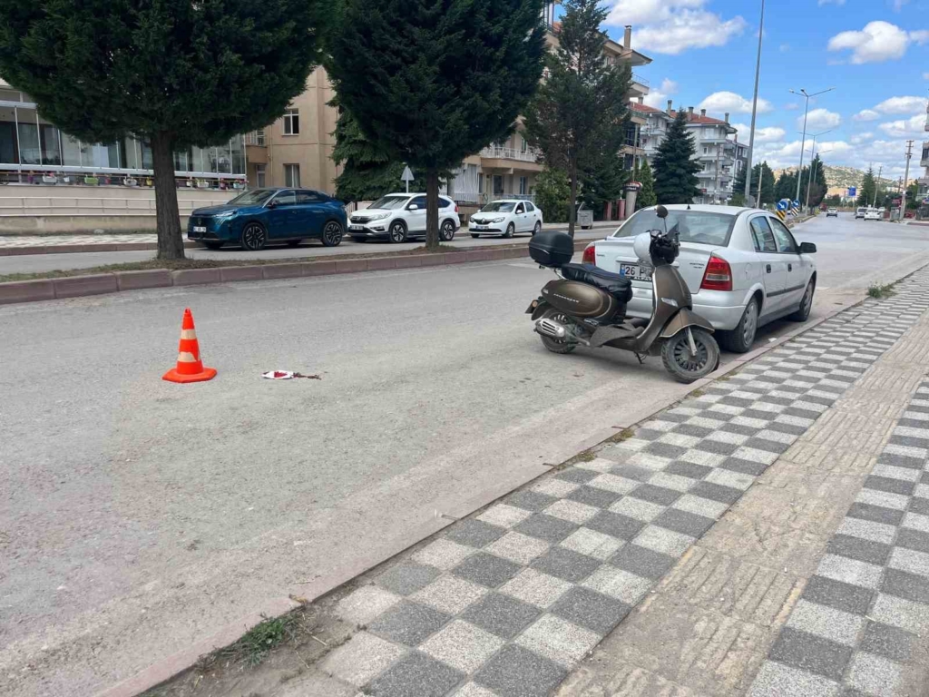 Tavşanlı’da motosiklet kazası, 1 yaralı