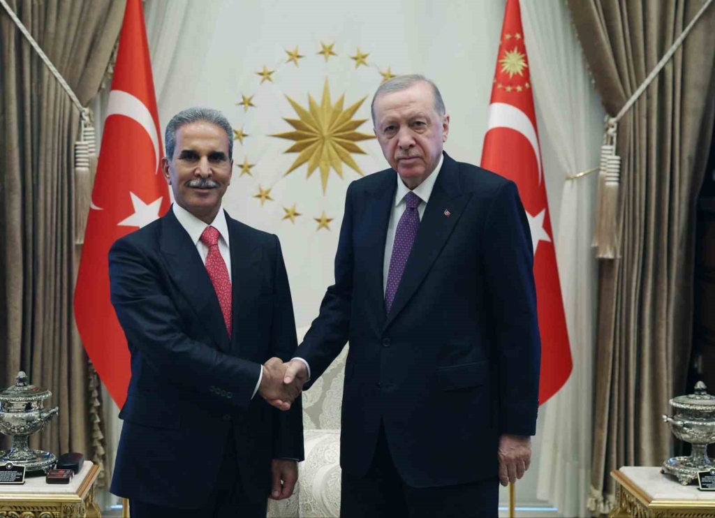 Cumhurbaşkanı Erdoğan Irak Yüksek Yargı Konseyi Başkanı Zeydan’ı kabul etti