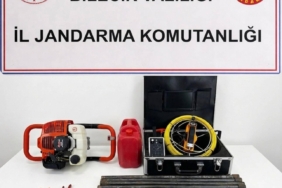 Bilecik’te kaçak sondaj yapan 3 şahıs suçüstü yakalandı