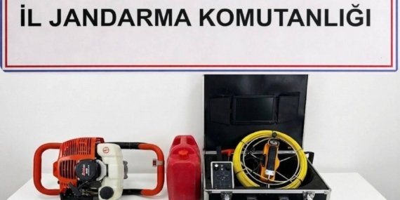 Bilecik’te kaçak sondaj yapan 3 şahıs suçüstü yakalandı