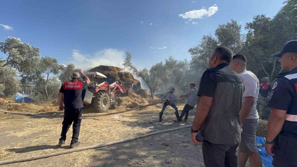 İzmir’de korkutan yangın: Alevler evlere ve ağıllara kadar ulaştı