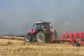 Eskişehir’de tarım arazisinde yangın paniği
