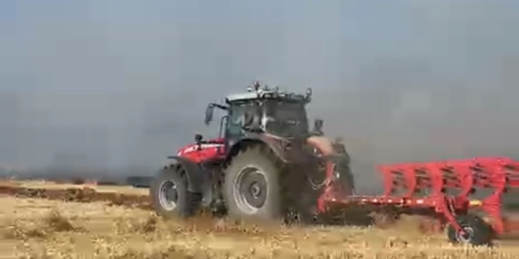 Eskişehir’de tarım arazisinde yangın paniği