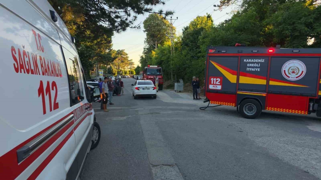 Boş arazide çıkan yangın büyümeden söndürüldü