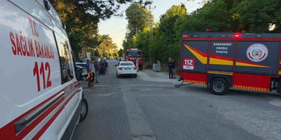 Boş arazide çıkan yangın büyümeden söndürüldü