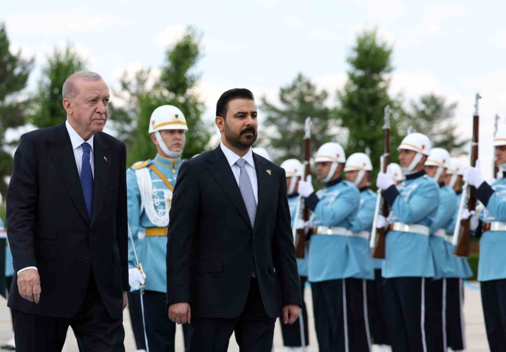 Cumhurbaşkanı Erdoğan, Irak Başbakanı Zeydi’yi törenle karşıladı
