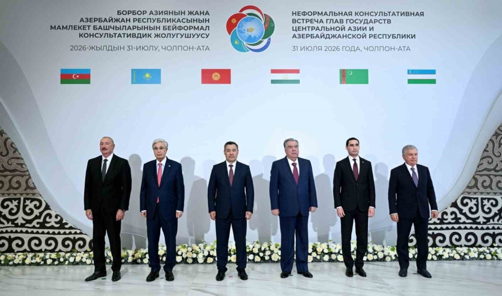 Orta Asya ülkelerinin Cumhurbaşkanları ile Aliyev, Kırgızistan’da bir araya geldi