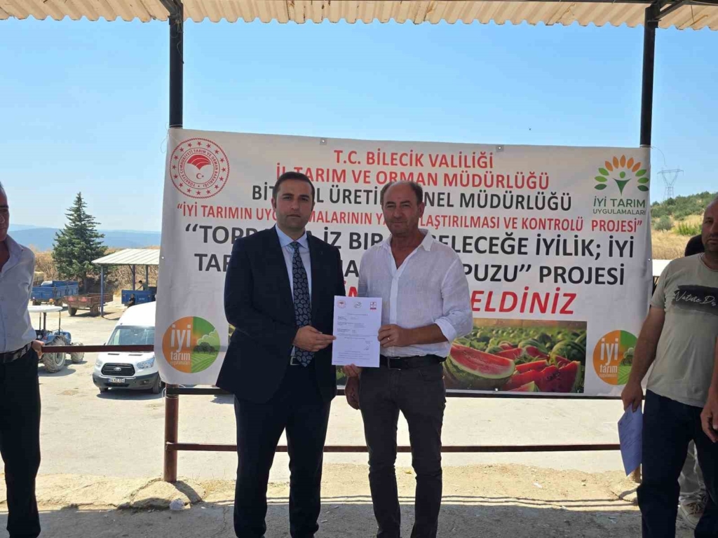 4,5 milyon kiloluk karpuz üretimine ‘temiz’ raporu
