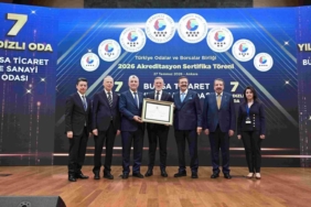 BTSO’nun hizmet kalitesine 7 yıldızlı tescil