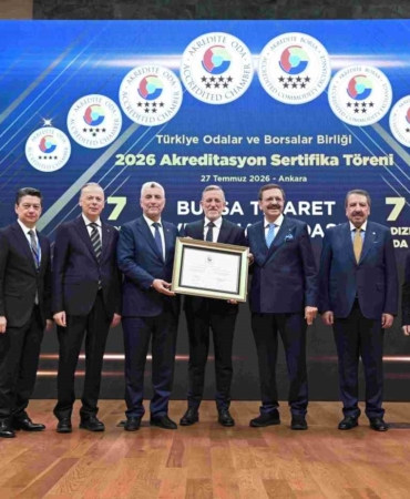 BTSO’nun hizmet kalitesine 7 yıldızlı tescil