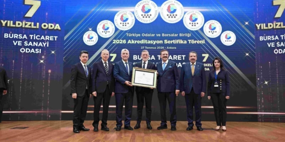 BTSO’nun hizmet kalitesine 7 yıldızlı tescil