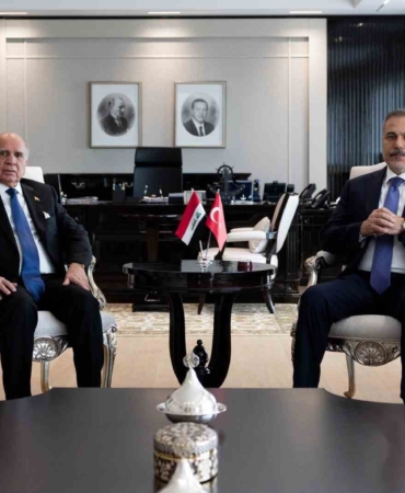 Bakan Fidan, Iraklı mevkidaşı ile bir araya geldi