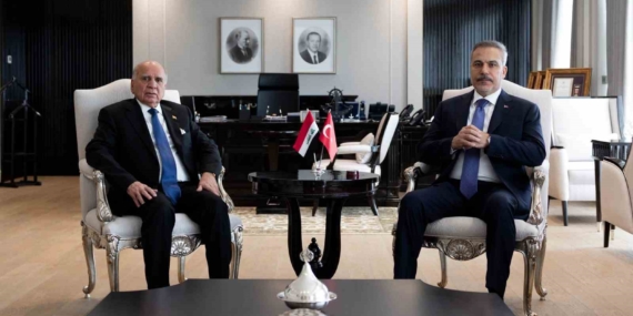 Bakan Fidan, Iraklı mevkidaşı ile bir araya geldi