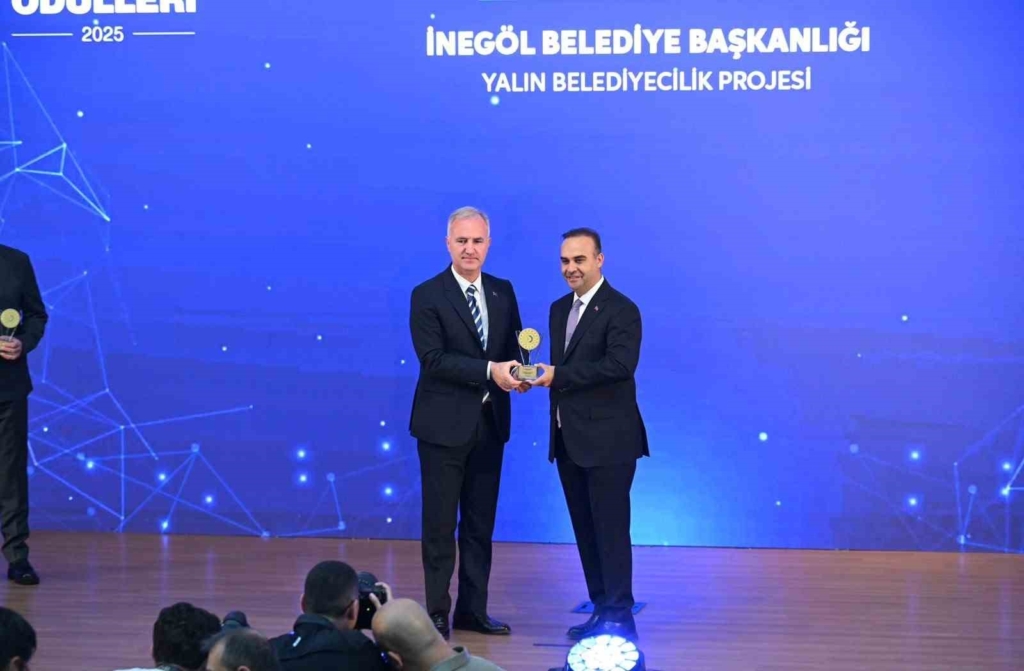 İnegöl Belediyesi’nin "Yalın Belediyecilik" projesine bakanlıktan verimlilik ödülü