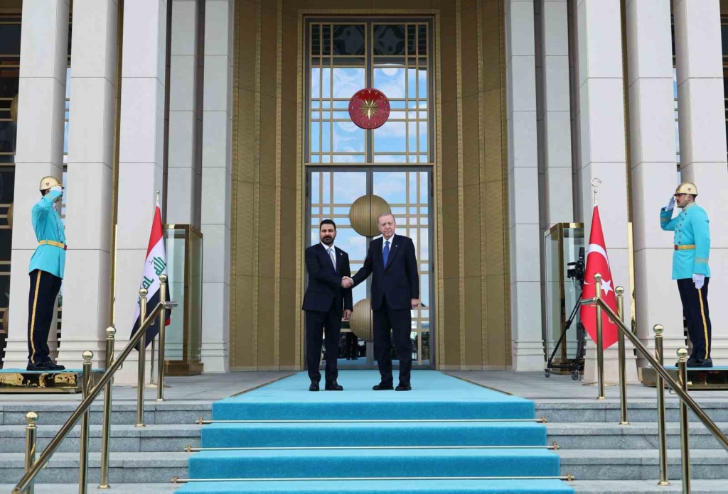 Cumhurbaşkanı Erdoğan, Irak Başbakanı Zeydi’yi törenle karşıladı