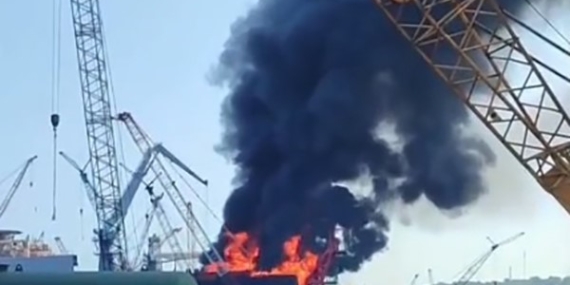 İzmir’de yakıt tankerinde korkutan yangın