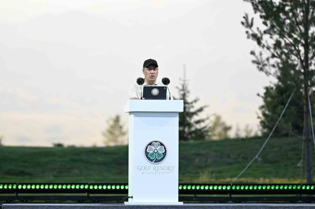 Özbekistan, Tacikistan ve Azerbaycan cumhurbaşkanları, Kırgızistan’da golf kulübü açılışına katıldı