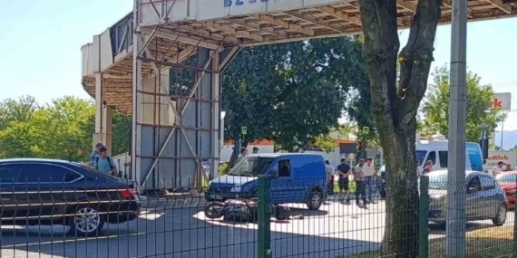 Mudanya’da otomobille motosiklet çarpıştı: 1 yaralı