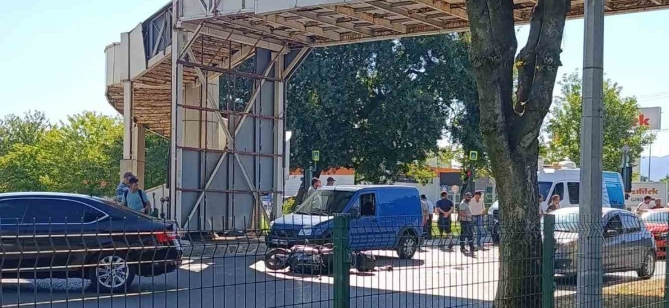 Mudanya’da otomobille motosiklet çarpıştı: 1 yaralı
