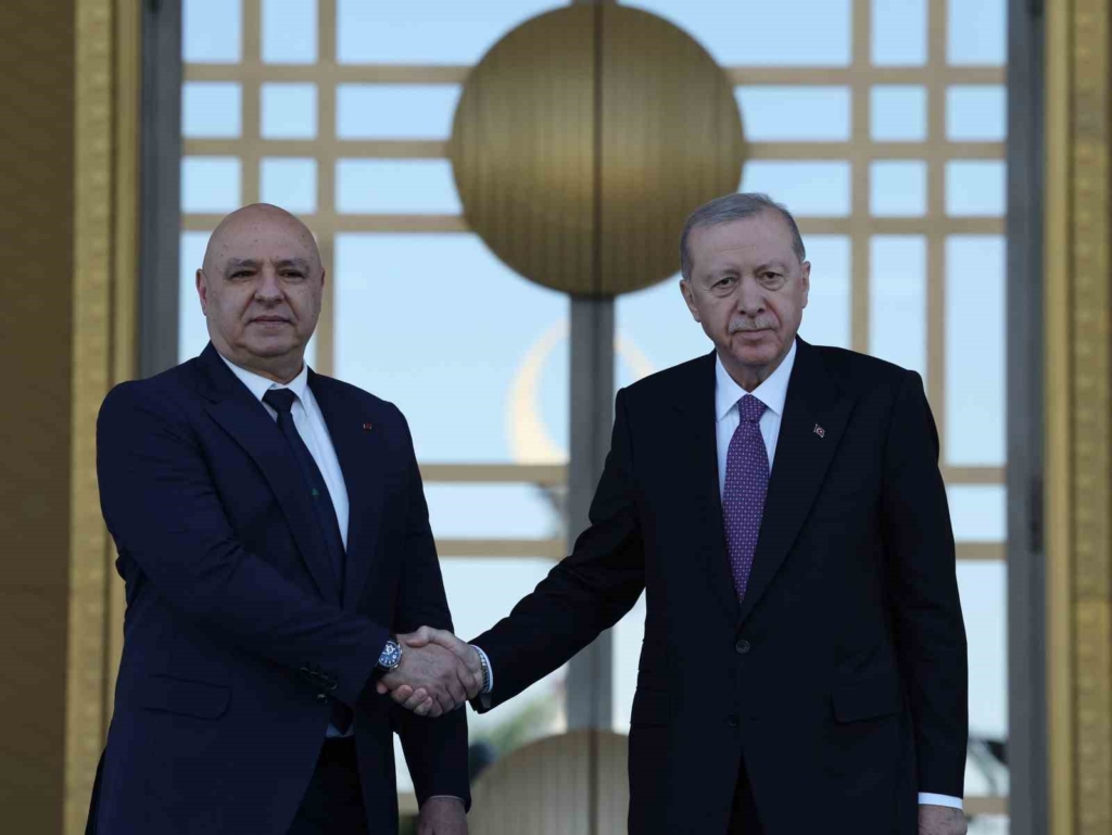 Cumhurbaşkanı Erdoğan, Lübnan Cumhurbaşkanı Avn’i törenle karşıladı