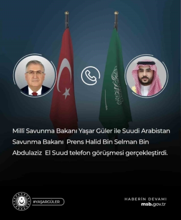 Bakan Güler, Suudi Arabistan Savunma Bakanı El Suud ile görüştü
