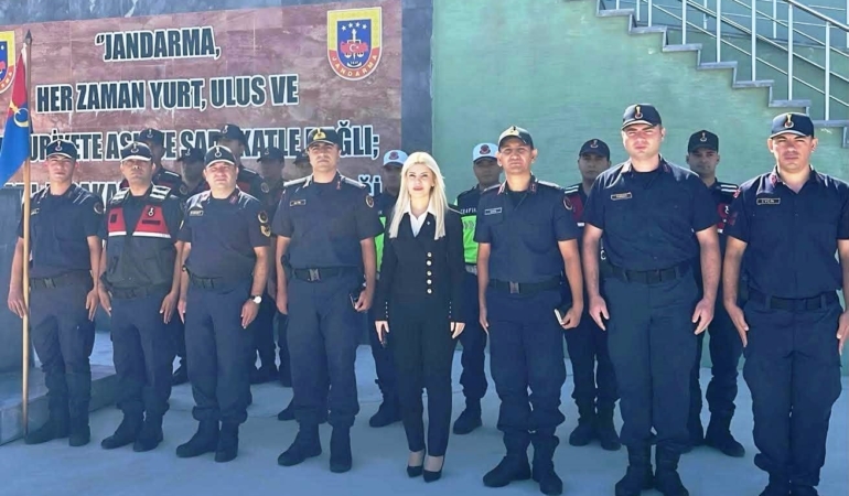 Altıntaş Kaymakamı Yıldırım’dan jandarma birimlerine ziyaret