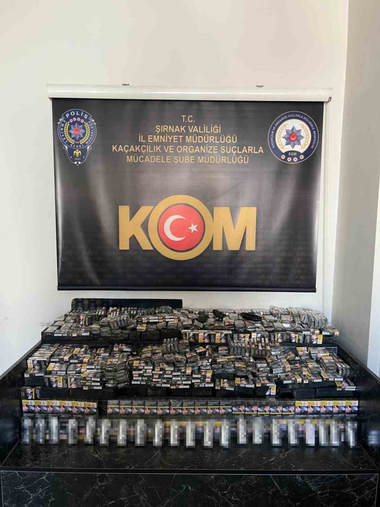 Şırnak’ta uyuşturucu ve kaçakçılık operasyonu: 3 tutuklama