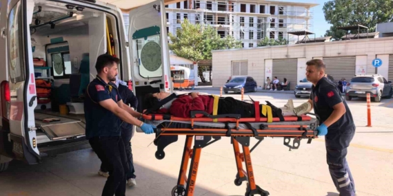 Bursa’da kontrolden çıkan motosiklet dere yatağına uçtu: 1 yaralı