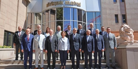 OSBÜK HEYETİNDEN BAŞKAN ÜNLÜCE’YE ZİYARET