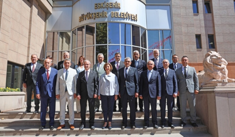 OSBÜK HEYETİNDEN BAŞKAN ÜNLÜCE’YE ZİYARET
