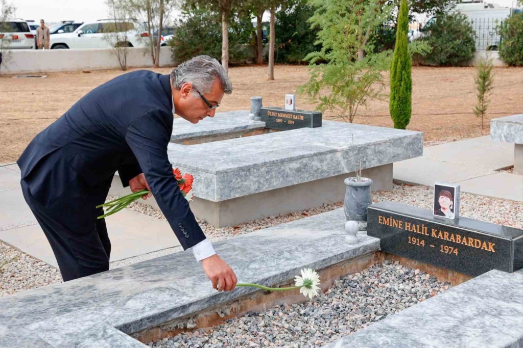 KKTC Cumhurbaşkanı Erhürman: "Burada yatan her bir şehidimiz, Kıbrıs Türk halkının yaşadığı acıların ve ödediği ağır bedellerin en somut göstergesidir"