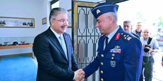 Hava Korgeneral Erdoğan Gür’den Vali Dr. Erdinç Yılmaz’a ziyaret
