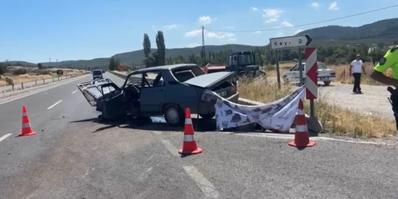 Kütahya’da otomobiller çarpıştı: 1 ölü, 4 yaralı