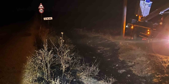 Sivrihisar’da elektrik tellerine çarpan kuş sonrası çıkan yangın söndürüldü