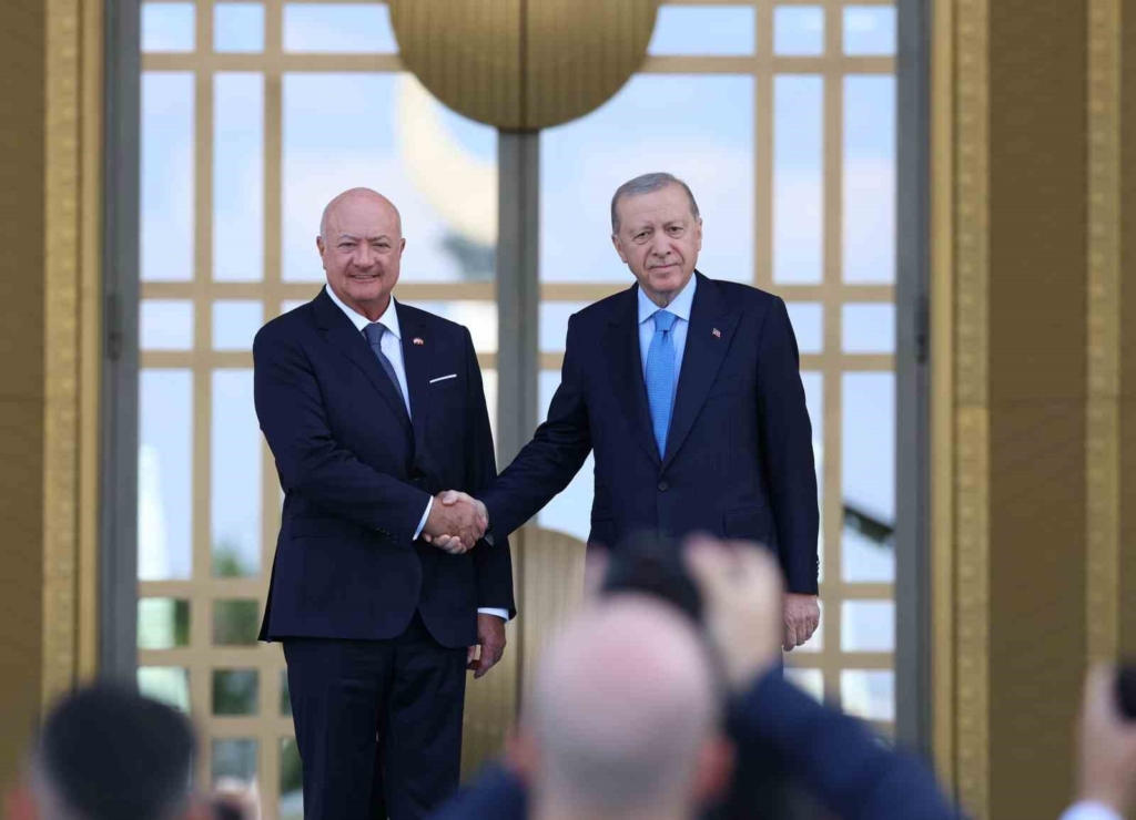Cumhurbaşkanı Erdoğan, Avusturya Şansölyesi Christian Stocker’i törenle karşıladı