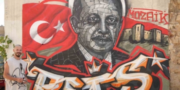 Gaziantepli grafiti sanatçısından Cumhurbaşkanı Erdoğan’a 25’inci yıl hediyesi