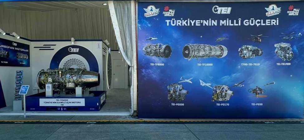 TEI, millî motorları ve üretim kabiliyetleriyle TEKNOFEST Mavi Vatan’da