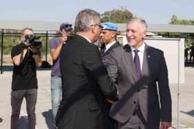 KKTC Cumhurbaşkanı Erhürman, GKRY lideri Hristodulidis bir araya geldi