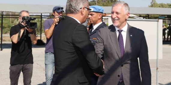 KKTC Cumhurbaşkanı Erhürman, GKRY lideri Hristodulidis bir araya geldi