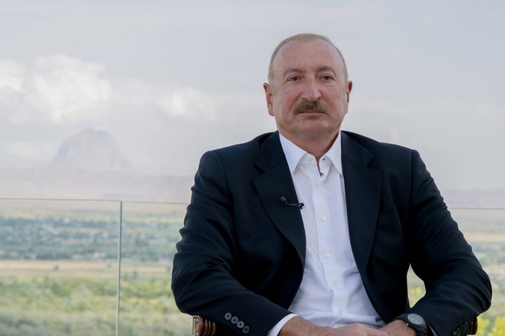 Azerbaycan Cumhurbaşkanı Aliyev: "Nahçıvan’a Ermenistan toprakları üzerinden elektrik hatlarının çekilmesi projesi hazır"