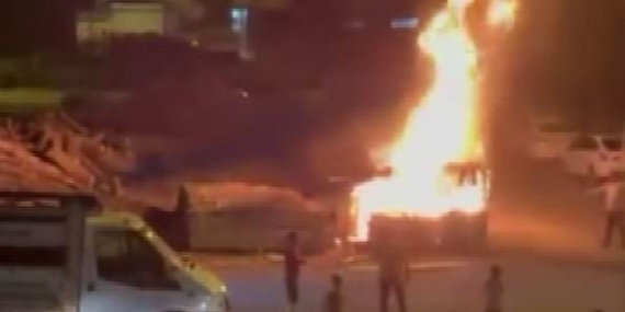 Diyarbakır’da Direkhane Sitesi’nde korkutan yangın