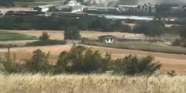 Bursa’da tavuk çiftliğinde yangın